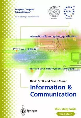 Information And Communication: ECDL - The European ... By Stott David Paperback • £3.49