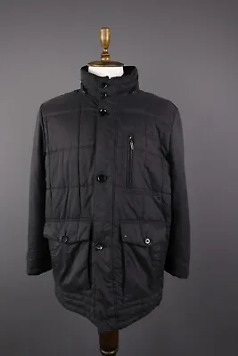 Paul Smith Black Full Zip Cargo Insulated Quilted Jacket Size 25 • $72.50