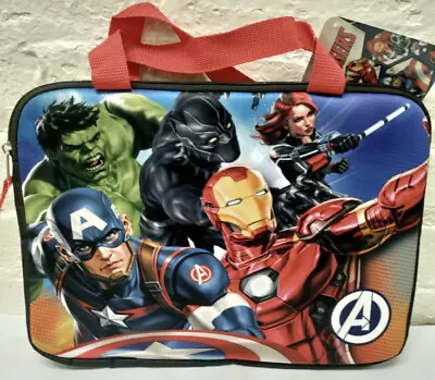 £15.38 • Buy Marvel Avengers Bioworld IPad Laptop Bag Zipper Sleeve Carrying Case