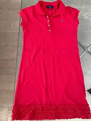 £5.99 • Buy Ralph Lauren Girl Polo Dress Cotton Size 12/14 Years L