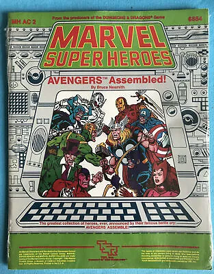 TSR 1984 Marvel Super Heroes  AVENGERS Assembled!” # 6854 NEW Sealed MH AC 2 • $21