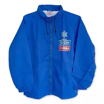 New Genuine Retro Japan JDM Suntory Iced Gin Vodka Hoodie Jacket Blue • $129.74