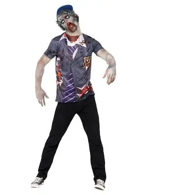 £6.69 • Buy Adult Zombie School Boy Fancy Dress Party Costume