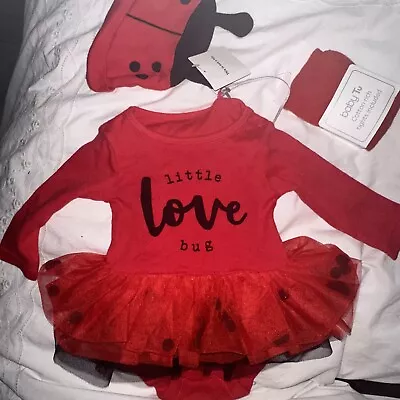 Child Ladybug Outfit 0-3months So Cute New With Tags • £4.99