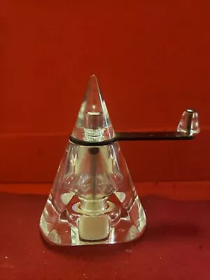 Vintage Zassenhaus MCM Salt Pepper Grinder MCM Lucite Acrylic Pyramid 5 Tall • $195