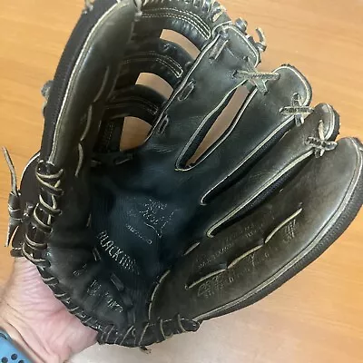 Mizuno 12” Black Magic Leather RH Baseball Softball Glove EZ Pocket Multi Hinge • $24.99