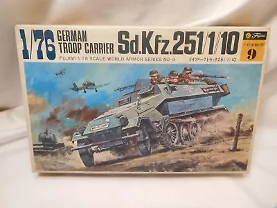 Fujimi 1/76 German Troop Carrier Sd. Kfz. 251/1/10 Complete Kit No. WA-9-200 • $16.99