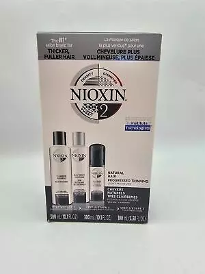 Nioxin Full-Size System Kit 2 Hair Loss Shampoo Conditioner & Scalp Treatment • $21.99