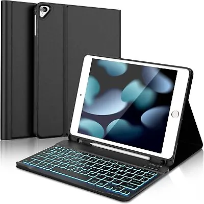 For Apple IPad 7/8/9th Gen 10.2  Backlit Keyboard Case Cover With Pencil Holder • $43.99