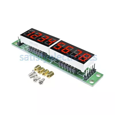 MAX7219 CWG 8-Digit Digital Tube Display Control Module Red For Arduino • $1.65