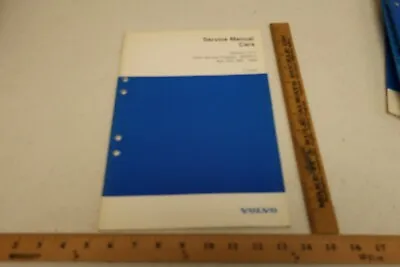 Volvo Service Manual Cars Section 1 17 Program Book 2 850 940 960 1994 (799) • $11.10