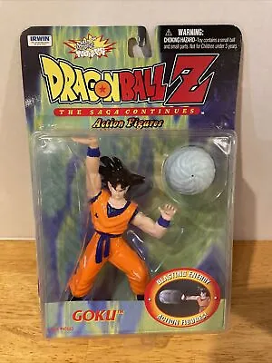 Dragon Ball Z Saga Continues Goku Figure Blasting Energy Action Irwin 1999 New • $26.99