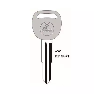 $20.50 • Buy ILCO New Uncut Chipped Transponder Key Replacement For GM Circle + B114R-PT
