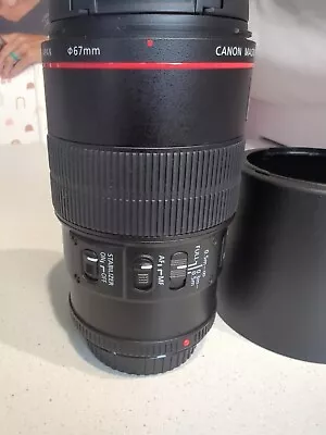 Canon EF 100mm F/2.8L IS USM Macro Lens • $900