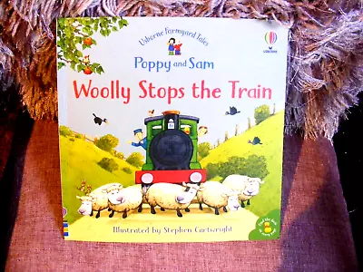 USBORNE Book - Poppy And Sam --woolly Stops The  Train ( Paperback Book 201 ) • £1