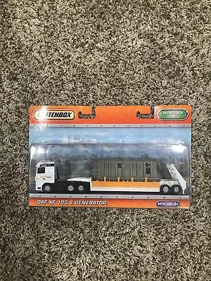 MATCHBOX MBX DAF XF 105 & GENERATOR DETACHABLE CAB 9  (23 Cm) *BRAND NEW & RARE* • $17