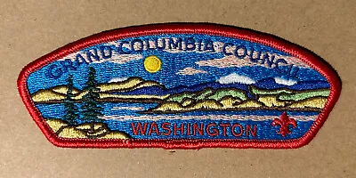 GRAND COLUMBIA COUNCIL WASH Boy Scout Council Shoulder Patch CSP ● • £2.88