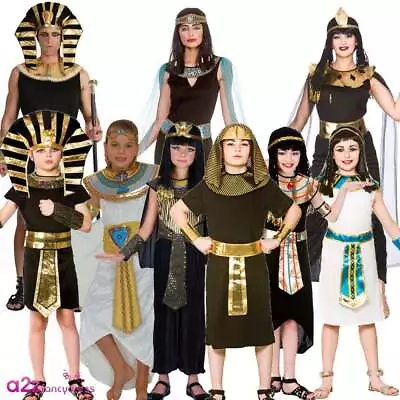 Egyptian Queen Cleopatra Ancients Mens Ladies Boys Girls Fancy Dress Costumes • £11.95