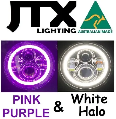  7  LED Headlights PURPLE & WHITE Ford Bronco PickUp F100 F150 F250 F350  • $474