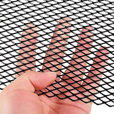  Universal Car Grille Mesh Net Sheet Aluminum Rhombic Auto Net Mesh Grill 6*12mm • $26.32