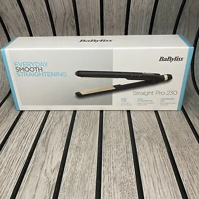 New BaByliss 2089U Straight Pro 230 Tourmaline Ceramic Plates Hair Straightner • £22.99