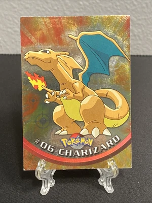$69.99 • Buy Pokemon Topps Series 1 1st  Printing Blue Label Charizard #06 Holo Foil