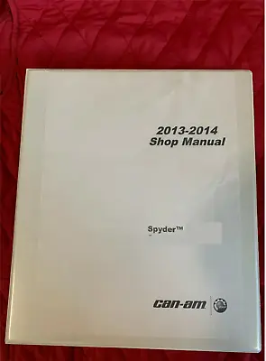 2014 Can-Am Spyder RT RTS RT Limited Motorcycle Service Manual Printed • $52.95