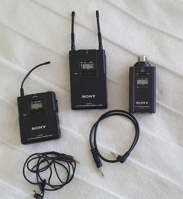 £360 • Buy Sony UTX-B2 URX-P2 URX-P1 - Radio / Wireless Mic Kit EXCELLENT CONDITION 