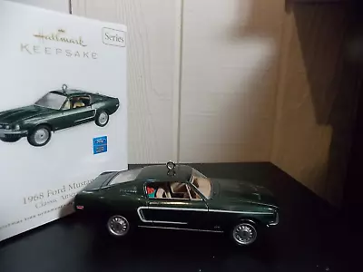 Vintage Hallmark 2011 Classic Am. Cars 68' Ford Mustang GT 21th. NOS Boxed • $17.99