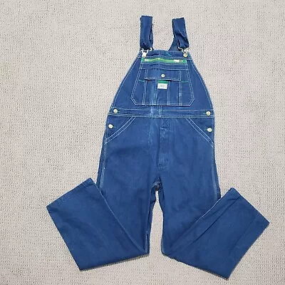 Liberty Overalls Mens 30x30 Bibs Jeans Carpenter Blue Denim Work Farmer Outdoor • $35