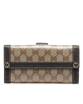 $620 • Buy Gucci Gg Crystal Long Wallet
