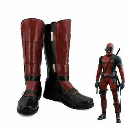 $43.24 • Buy X-men Deadpool Wade Men Cosplay Shoes Boots