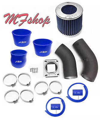 AirX Racing Coated Black-Blue For 1993-1994 Toyota T100 3.0L V6 Cold Air Intake • $63.75