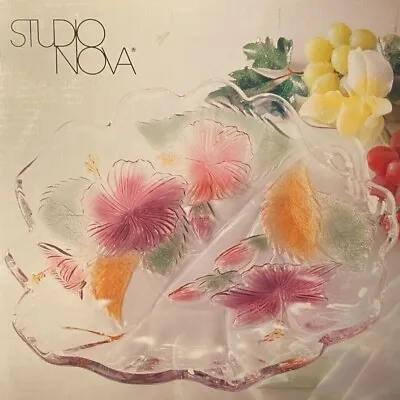 Studio Nova Mikasa Island Flowers Serving Plate 12.5 Inches NIB • $7.99