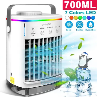 4 In 1 Portable Air Cooler Fan Humidifier AC Air Conditioner Unit Air Cooler Fan • $8.99