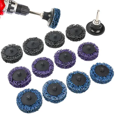 12 PACK 2'' Roloc Strip Disc Wheel Paint Rust Removal Surface Conditioning Discs • $15.10