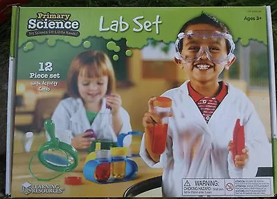 £25.50 • Buy CHILDRENS / KIDS PRIMARY SCIENCE LAB SET Test Tubes, Goggles, Activities Guide