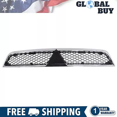 Grille Chrome Shell With Black Insert For 2008-2012 2014-2015 Mitsubishi Lancer • $54.37