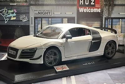 No Box New Maisto 1/18 - Audi R8 GT Pearl White Diecast Scale Model Car • $27.99