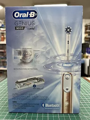 Oral B Power Toothbrush Genius 9000 Rose Gold • $165