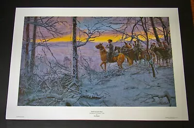 Mort Kunstler - While The Enemy Rests - Collectible Civil War Print - MINT • $395