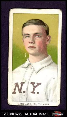 1909 T206 Rube Marquard Portrait Giants HOF VARIATION 2 - GOOD • $375