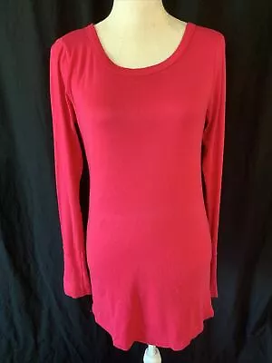 Michael Stars Womens Maternity Pink Long Sleeve Top T Shirt Xs Small Medium L • $14.50