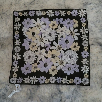 $13.95 • Buy Nwt Madewell Square Scarf Bandana Multi  Flower Print 100% Organic Cotton 