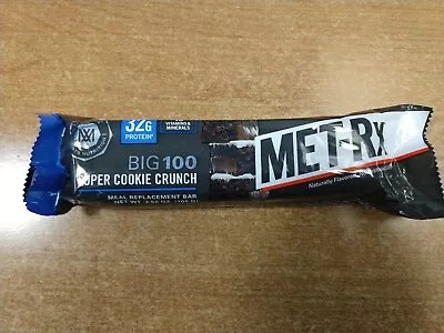 5 Count: MET-Rx Big 100 Super Cookie Crunch Meal Replacement Bar EXP 6/24  E5C • $13.50