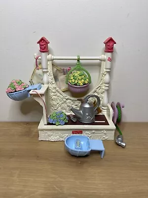 Fisher Price Loving Family Garden Set Dolls House Furntiture • $40