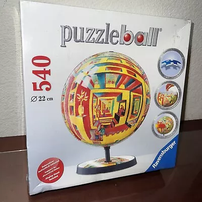 *BRAND NEW* Ravensburger 3D PuzzleBall 540 Pieces (2010) ILLUSION Maze #11 137 4 • $25