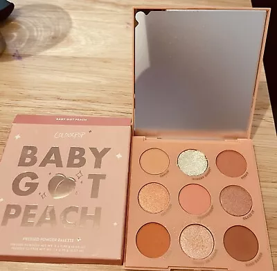 100% Genuine Colourpop Brand New Baby Got Peach  Eyeshadow Palette • £12