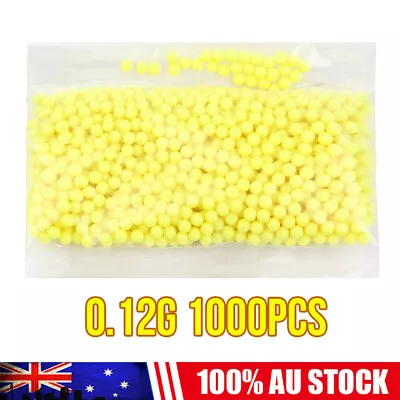 1000 Yellow Hard Airsoft Pellets BB Strikeball 0.12g - 6mm Tactical BB Balls • $37.19