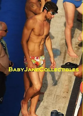 MICHAEL PHELPS SHIRTLESS SWIMMER BEEFCAKE Photo TRPCL 2 • $12.99